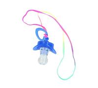 Uqezagpa Colorful Pacifiers Whistles Toy with Flashing LED Light for Night Event and Party Gathering Adult Kids Favor Gift Novelty Light Up Pacifiers for Adult
