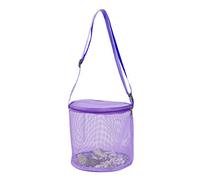 Uqezagpa Colorful Storage Mesh Bag For Beach Toy Collection Outdoor Sand For Play Toy Bath Shoulder Bag Kids Girls Beach Accessor Bags Sandproof With Cooler Backpack Small Bags Sandproof