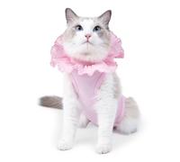 Uqezagpa Comfortable Cats Recovery Bodysuit For Wound Protections Antileak Surgical Recovery Suit For Castration Cats After Surgeries Indoor Wear