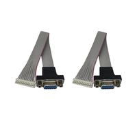Uqezagpa Compact 12Pin VGA to PH2.0 Adapter for Easy Installation in Tight Spaces with Long Connectors
