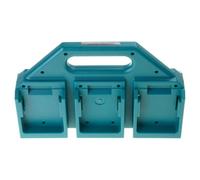 Uqezagpa Compact 18V Battery Storage Rack Practical Organizers Holds 4 Or 6 Cells Secure Tool Accessory Space Saving Tool Organizers