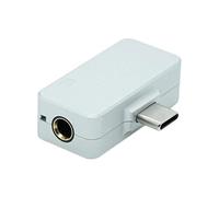 Uqezagpa Compact Aluminum Usb CREATE to 3.5mm 4.4mm Headphone Link Supporting 32Bit 384kHz PCM DSD128 HiFi Sound Musician's Sound Tool Link