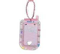 Uqezagpa Compact Card Holder Keychain Lovely Cartoon Design Portable Credit Card Case for Students Travel