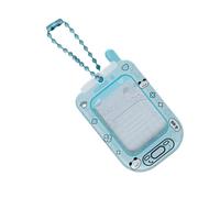 Uqezagpa Compact Card Holder Keychain Lovely Cartoon Design Portable Credit Card Case for Students Travel