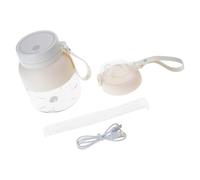 Uqezagpa Compact Mixing Cup with 1300mAh Power Source and 18000 Rotations Processing Tool Great for Natural Drinks Ice Crushing and Mixing Smoothie Maker