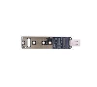 Uqezagpa Compactly USB To NVME Solid Disk Adapter For Quick Installation Easy Use In Various Scenario For 2280 2260 2242 NVME Adapter