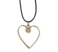 Uqezagpa Contemporary Hollow Frame Necklace In Sturdy Alloy Easy To Wear Fashion Jewelry Accessory For Everyday Elegant Elegant Styles