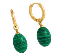 Uqezagpa Contemporary Ombres Pattern Stone Necklace with Coordinating Earrings Simple Elegant Accessories for Daily Wear Minimalist Ombres Jewelry Set
