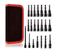 Uqezagpa Convenient Magnetic Nut Driver Set Drill Driver Bit Set for Quickly Installation and Removal Easy to Use