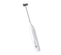 Uqezagpa Cordless Nonrust Steel Milk Frothing Rod 3 Mode Fast Foams Creation For Hot Chocolate Cappuccinos ABS Materials USB Chargings Coffee Whisks