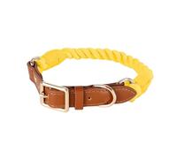 Uqezagpa Cotton Woven Dog Collar Comfortable Soft for Small Dogs Sturdy Design for Everyday Walks and Outdoor
