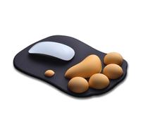 Uqezagpa Creative Paw Pad With Wrist Rest For Laptop And Desktop Soft Silicone Mousepad Slip Proof Cute Kitten Claw Pad