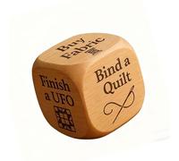 Uqezagpa Creative Wooden Quilting Decision Game Handmade Sewing Toy For Family Bonding And Pattern Formation Fun Family Interactive Sewing Contests