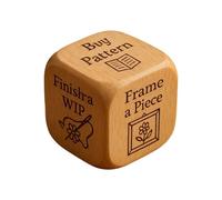 Uqezagpa Creative Wooden Quilting Decision Game Handmade Sewing Toy For Family Bonding And Pattern Formation Fun Family Interactive Sewing Contests