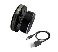 Uqezagpa Customizable PC USB Volumes Controller Volumes Adjuster USB Wire Device ARGB Backlits For Desktop Computer Gaming Setups Wire Controller