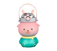 Uqezagpa Cute Deer Drinkings Bottles Cup LeakProofs Water Bottles With Straw Portable Travel Mugs For School Girls Kid Sports Drinkings