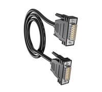 Uqezagpa DB15 Cable DB15 Female to Male Data Transfer Cable Double Layer Shielding Metal Braide and Aluminum Foil Protections