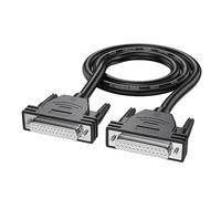 Uqezagpa DB25 Data Cord Male Female Extension Cable 26AWG Temperature Resistant Printer Computer Data