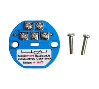 Uqezagpa DC24V Temperature Transmitter Module 4-20mA Output PT100 Sensors For Precise Temperature Control Electronic Components