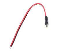 Uqezagpa DC7909 Power Cable 8mm Female/Male to Bare Wire Open End 14AWG 7.9x0.9mm Cylinder Adapter Pigtail for Solar