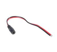 Uqezagpa DC7909 Power Cable 8mm Female/Male to Bare Wire Open End 14AWG 7.9x0.9mm Cylinder Adapter Pigtail for Solar