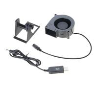 Uqezagpa Desktop Cooling Fan USB Powered 12V Boosts Cable Adjustable Angled for Heat Dissipation and BBQ Ignitions 3800RPM 4.5W