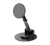 Uqezagpa Desktop Phone Holder For Phone 16 15 14 Retractable 360 Degree Rotating Holder Foldable Tabletop Stand Single Hand Operate Stand