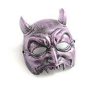 Uqezagpa Devil Shape Ladies Scary Masquerade Half Face For Carnivals Halloween Prom Masquerade Half Face For Cosplay For Adults For Kids For Adults Women