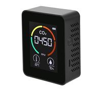 Uqezagpa Digital CO2 Meter Air Monitors 1200mAh Accurate Air Analysis with Temperature & Humidity Sensors for Office