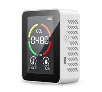 Uqezagpa Digital CO2 Meter Air Monitors 1200mAh Accurate Air Analysis with Temperature & Humidity Sensors for Office