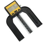 Uqezagpa Digital Depth Gauge High Precise Aluminum Alloy with Magnetic Base Suitable for Woodworking Engineering Easy