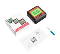 Uqezagpa Digital Electronic Tool and Angles Gauges with Magnetic Base Precisions Digital Tool Tool for Measuring & Setting