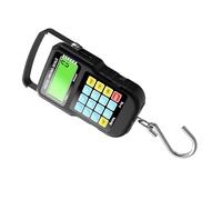Uqezagpa Digital Scale LCD Backlit Screen Electronic Fishing Scale 110lb/50kg Hanging Scale Weight Scale with Tape Measure &