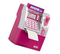 Uqezagpa Digital Security Piggy Banks for Children Electric Money Saving Box Simple Touch Button Operations Interactive Sound Light High Capacity Piggy Banks