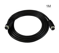 Uqezagpa Din 9-pin Male to 9-pin Male Input Cable for Video Game Sound Cards Equipment S-Video 1m