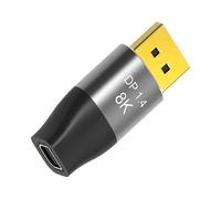 Uqezagpa Displayport 1.4 MiniDP to DisplayPort Adapter for 8K@60Hz 4K@144Hz High Resolution Video