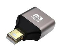 Uqezagpa DisplayPort Female/Male To DisplayPort Male/Female 8K Extension Converter 8K@60Hz 4K@144Hz 1.4 Transmission Bi Directional Extension