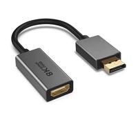 Uqezagpa DisplayPort To Hdmis 8K Adapter 4K120Hz High Clearly Video Converters Enjoy Smooth Imagery Sound For Multiple Device