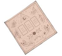 Uqezagpa Divination Mat, Mystical Embroidery Tablecloth for Spiritual Practices, Ritual Use and Energy Cleansing Durability Tarots Reading Cloth
