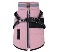 Uqezagpa Dog Furry Plain Furry Vest for Large Dogs Soft Solid Color Apparel Thick Vest Coat Pullover Winter