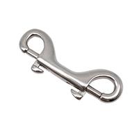 Uqezagpa Double Ended Bolts Snapping Diving Hook Clip Scubas Trigger Clip Stainless Steel Eyes Bolts Snapping Hook Quickly Link Carabiner Stainless Steel Eyes Snap