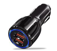 Uqezagpa Double Port USB Car Quick Charging Adapter Car Power Socket for Fast Charging Smartphones Tablets