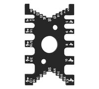 Uqezagpa Dovetails Jigs Aluminum Woodworking Tenons Caliper High Precisions Height Measuring Gauges Tool Table Machine Gaps