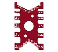 Uqezagpa Dovetails Jigs Aluminum Woodworking Tenons Caliper High Precisions Height Measuring Gauges Tool Table Machine Gaps