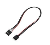 Uqezagpa Durability 4P Breadboard Wire 2.54mm Female to 2.0mm Male Plugs PVC Insulation for Circuit Board Wiring Projects Female