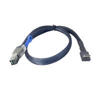 Uqezagpa Durability PCIE SFF-8644 Cable SFF 8611 4i To SFF 8644 4i Server Interfaces Cord With 500MΩ Insulation Resistance PCIe Oculink Solution