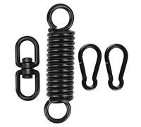 Uqezagpa Durability Rotating Spring Open Hook Tension Spring Pullbacks Secure For Hammocks And Rocking Ceiling Suspension