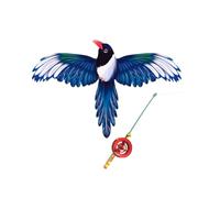 Uqezagpa Dynamic Kites For Kids Adult Fishing Rod Dynamic Wing Swallow BeachPlay Party Outdoor Sport Flying Toy For Beginners Flying For Outdoor