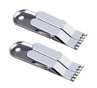 Uqezagpa Earthworms Baiting Device Earthworms Clip Hook Fast-Baiting Multifunction Live Worms Stainless Steel Fishing Equipment Fishing Tackle Accessory