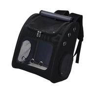 Uqezagpa Easy to Carry Expandable Carrier Backpack with Reinforced Frame and Shoulder Strap for Simple Transport Breathable Pet Bag